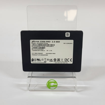 Micron 2.5" 5300 PRO 2TB SATA III 6Gbps SSD MTFDDAK1T9TDS-1AW1ZABYY