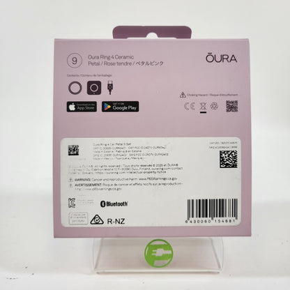 Oura Ring 4 Size 9 Petal Ceramic Smart Ring OA11
