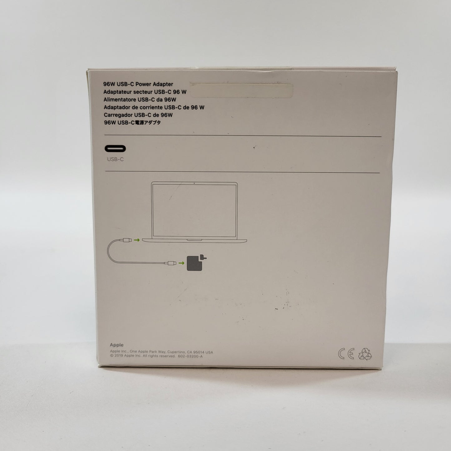 New Apple 96W Power Adapter White A2166