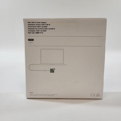 New Apple 96W Power Adapter White A2166