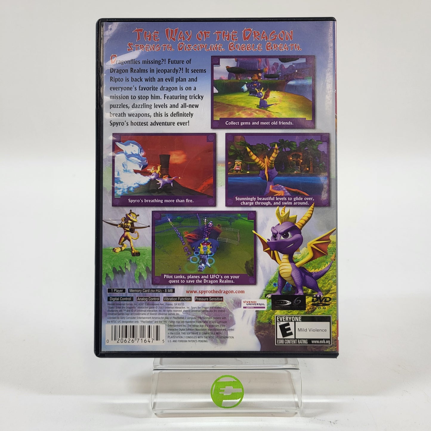 Spyro Enter the Dragonfly [Greatest Hits] (Sony PlayStation 2 PS2, 2002)