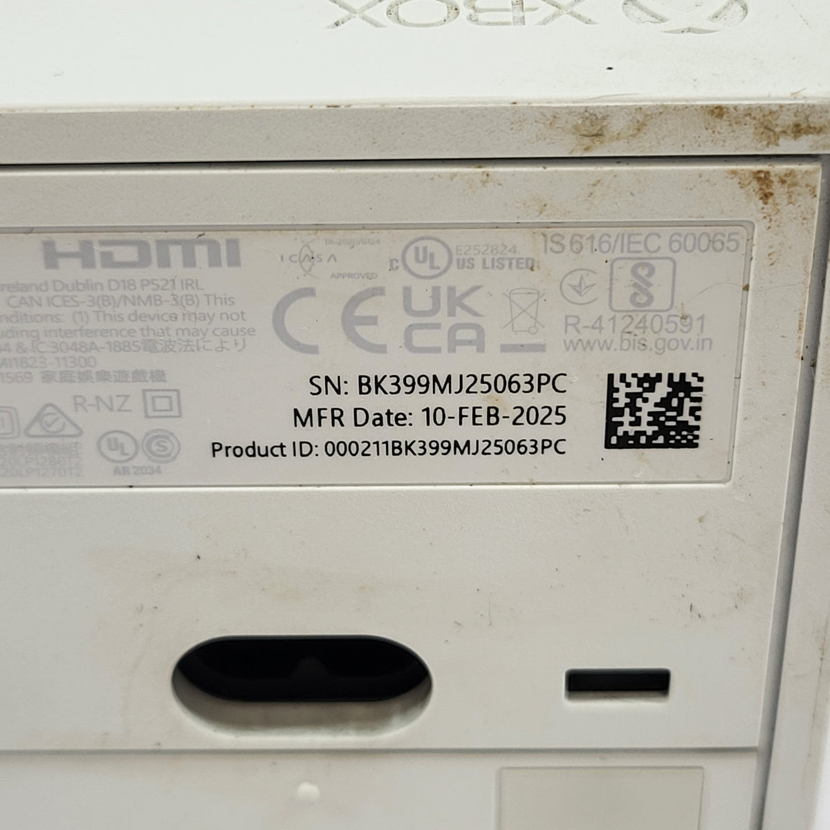Microsoft Xbox Series S 512GB Console Gaming System White 1883