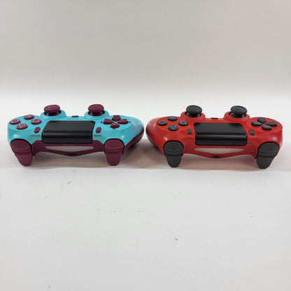 Broken Lot of 2 Sony PlayStation 4 PS4 Wireless Controllers Stick Drift