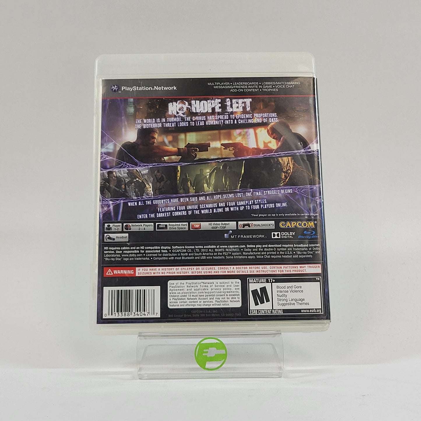 Resident Evil 6 (Sony PlayStation 3 PS3, 2012)