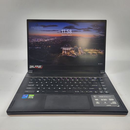 MSI Stealth GS66 11UE 15.6" i7-11800H 2.3GHz 16GB RAM 1TB SSD GeForce RTX 3060