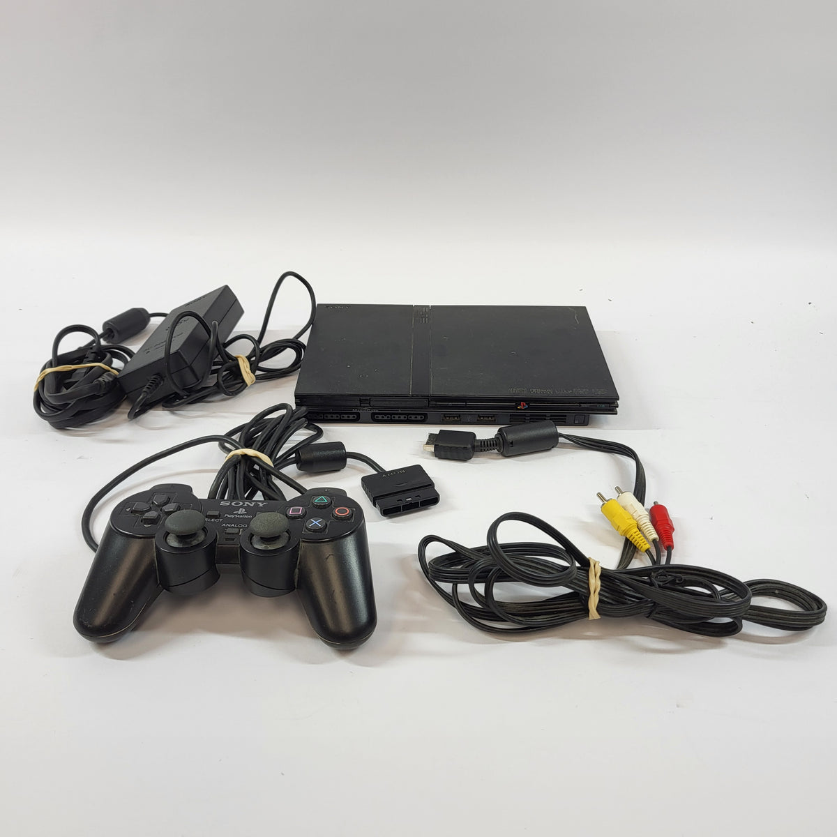 Sony PlayStation 2 Slim PS2 Black Console Gaming System SCPH-75001