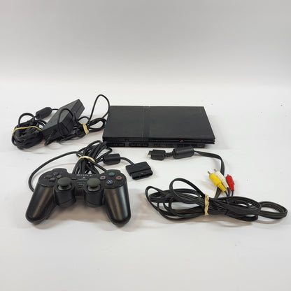 Sony PlayStation 2 Slim PS2 Black Console Gaming System SCPH-75001