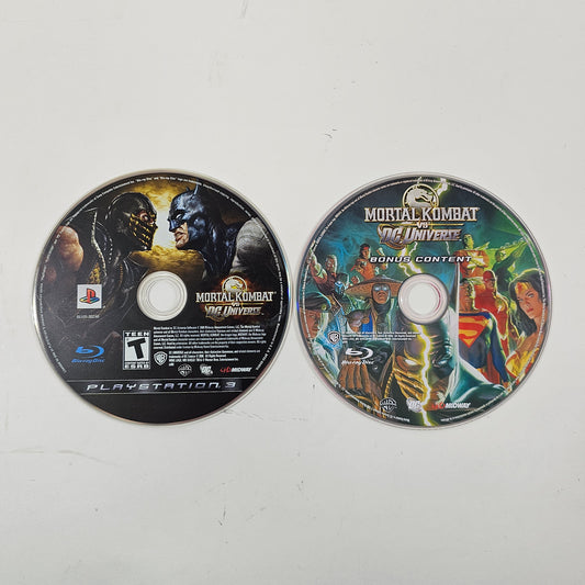 Mortal Kombat vs. DC Universe [Kollector's Edition] (Sony PS3, 2008) Discs Only