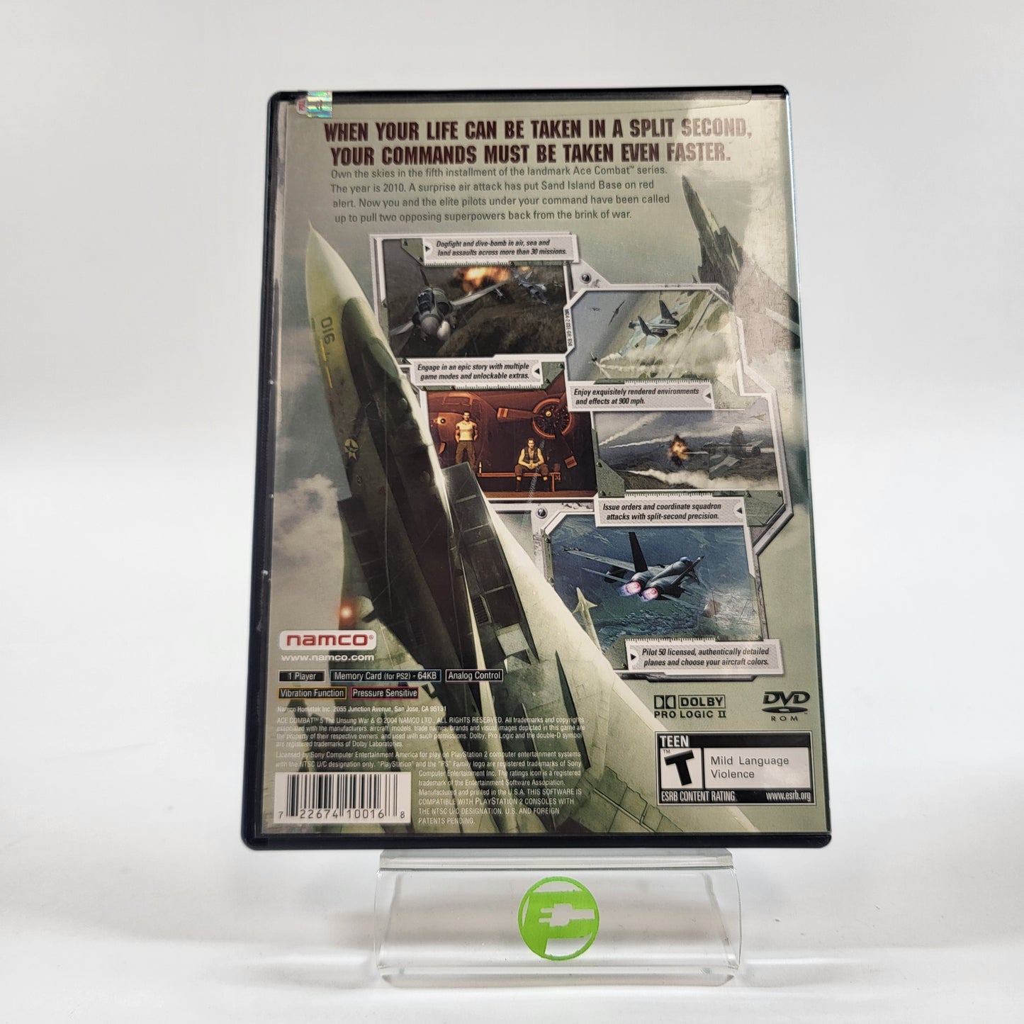 Ace Combat 5 Unsung War (Sony PlayStation 2 PS2, 2004)