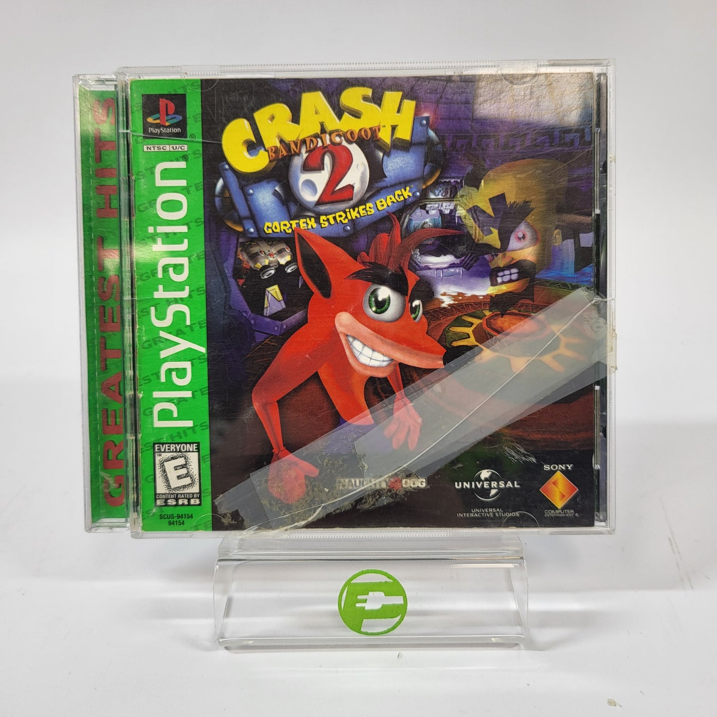 Crash Bandicoot 2 Cortex Strikes Back [Greatest Hits] (Sony PlayStation 1, 1998)