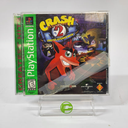 Crash Bandicoot 2 Cortex Strikes Back [Greatest Hits] (Sony PlayStation 1, 1998)