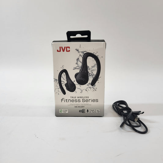 JVC True Wireless Fitness Series Wireless In-Ear Bluetooth Headphones Black