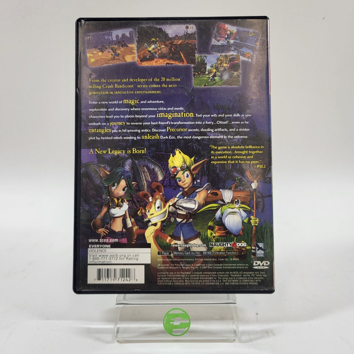 Jak and Daxter The Precursor Legacy [Greatest Hits] (Sony PlayStation 2 PS2, 2001)