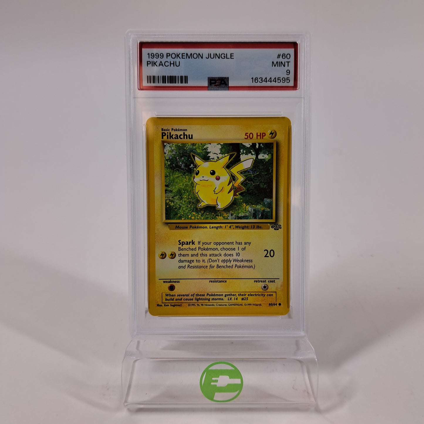 Pokémon TCG Jungle Pikachu 60/64 Regular English PSA 9 Mint