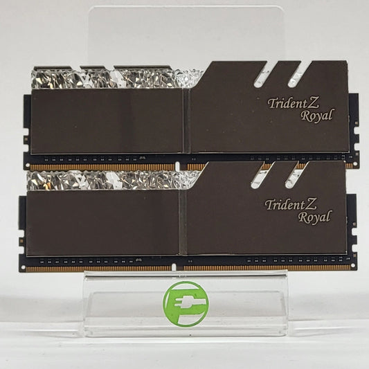 G.Skill Trident Z Royal Series 32GB (2x16GB) RAM DDR4 3200MHz F4-3200C16D-32GTRS