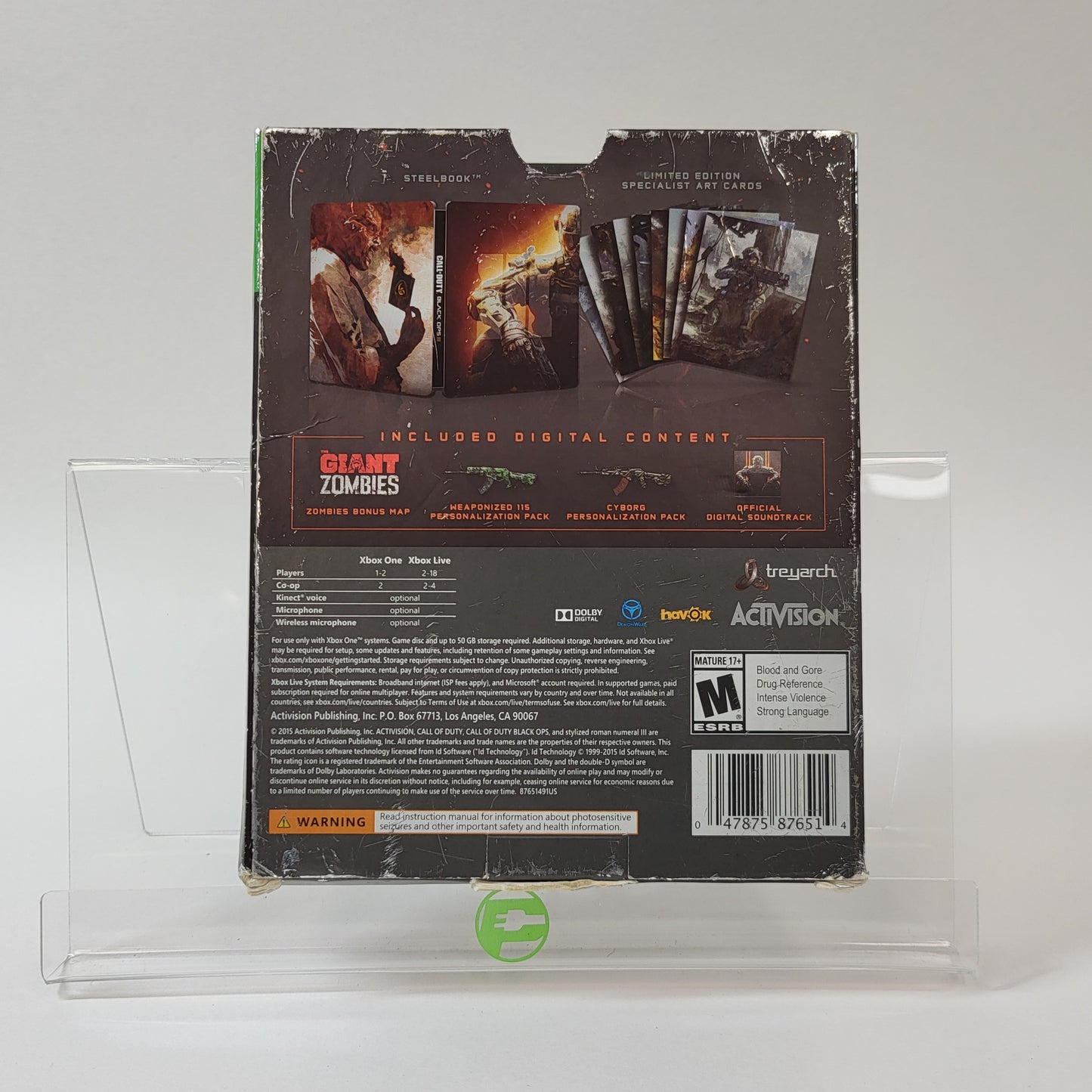 Call of Duty Black Ops III [Hardened Edition] (Microsoft Xbox One, 2015)