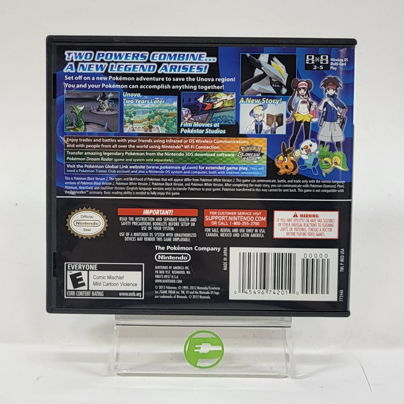 Pokemon Black Version 2 (Nintendo DS, 2012)