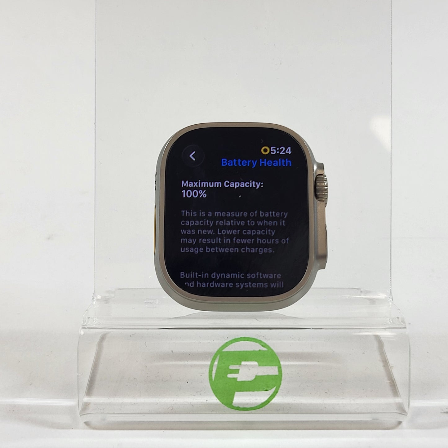 Unlocked Apple Watch Ultra 3 49MM Natural Titanium Anchor Blue Ocean Band