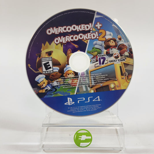 Overcooked + Overcooked 2 (Sony PlayStation 4 PS4, 2019) Disc Only