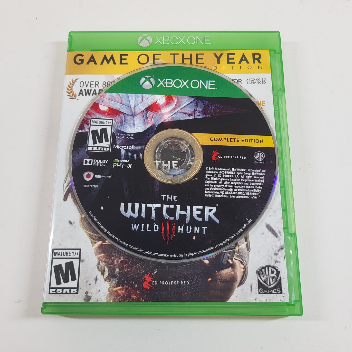 Witcher 3: Wild Hunt [Game of the Year Edition] (Microsoft Xbox One, 2016)