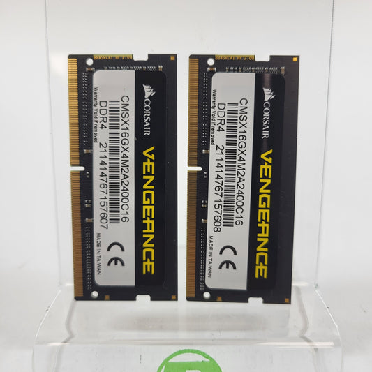 Corsair Vengeance 16GB (2x8GB) SODIMM RAM DDR4 2400MHz CMSX16GX4M2A2400C16