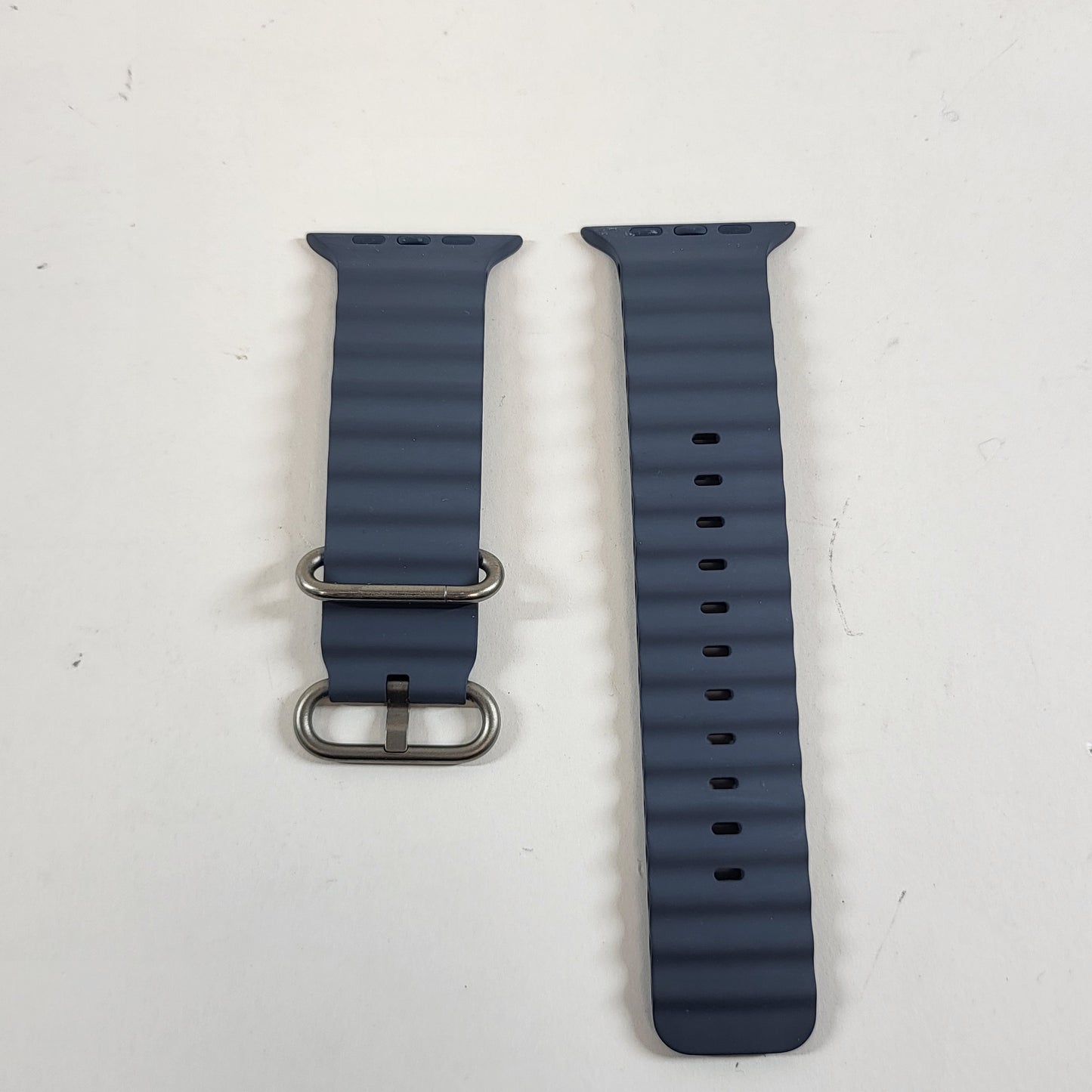 Unlocked Apple Watch Ultra 3 49MM Natural Titanium Anchor Blue Ocean Band MEWH4LW/A