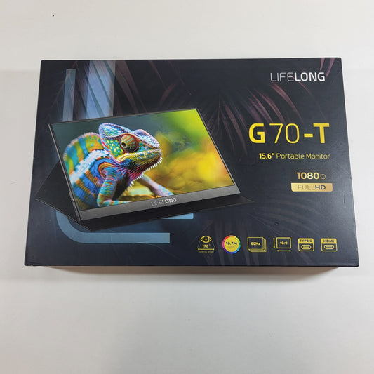 Lifelong 15.6" G70-T FHD IPS LCD 60Hz Portable Monitor