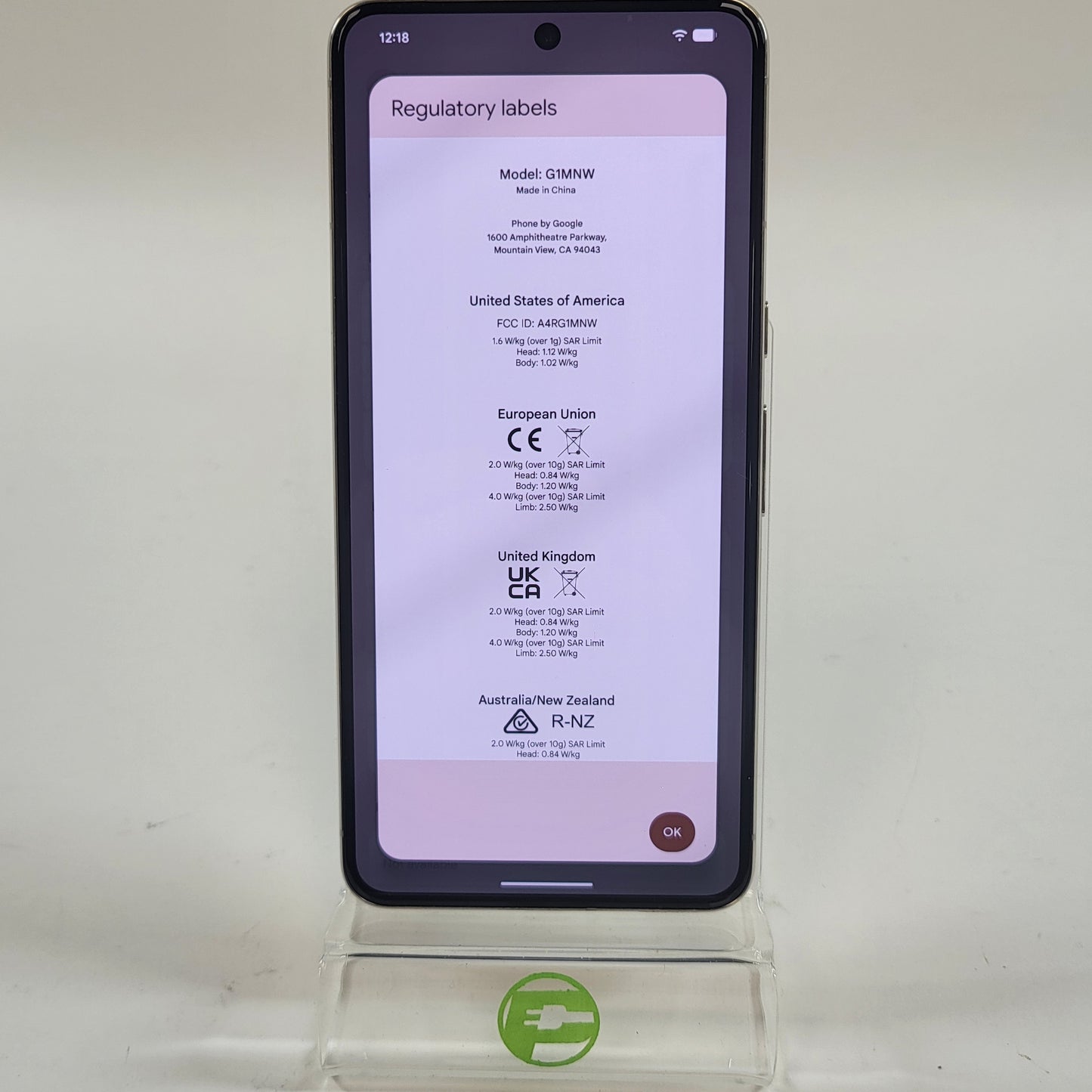 Verizon Google Pixel 8 Pro 128GB Cloudy White G1MNW