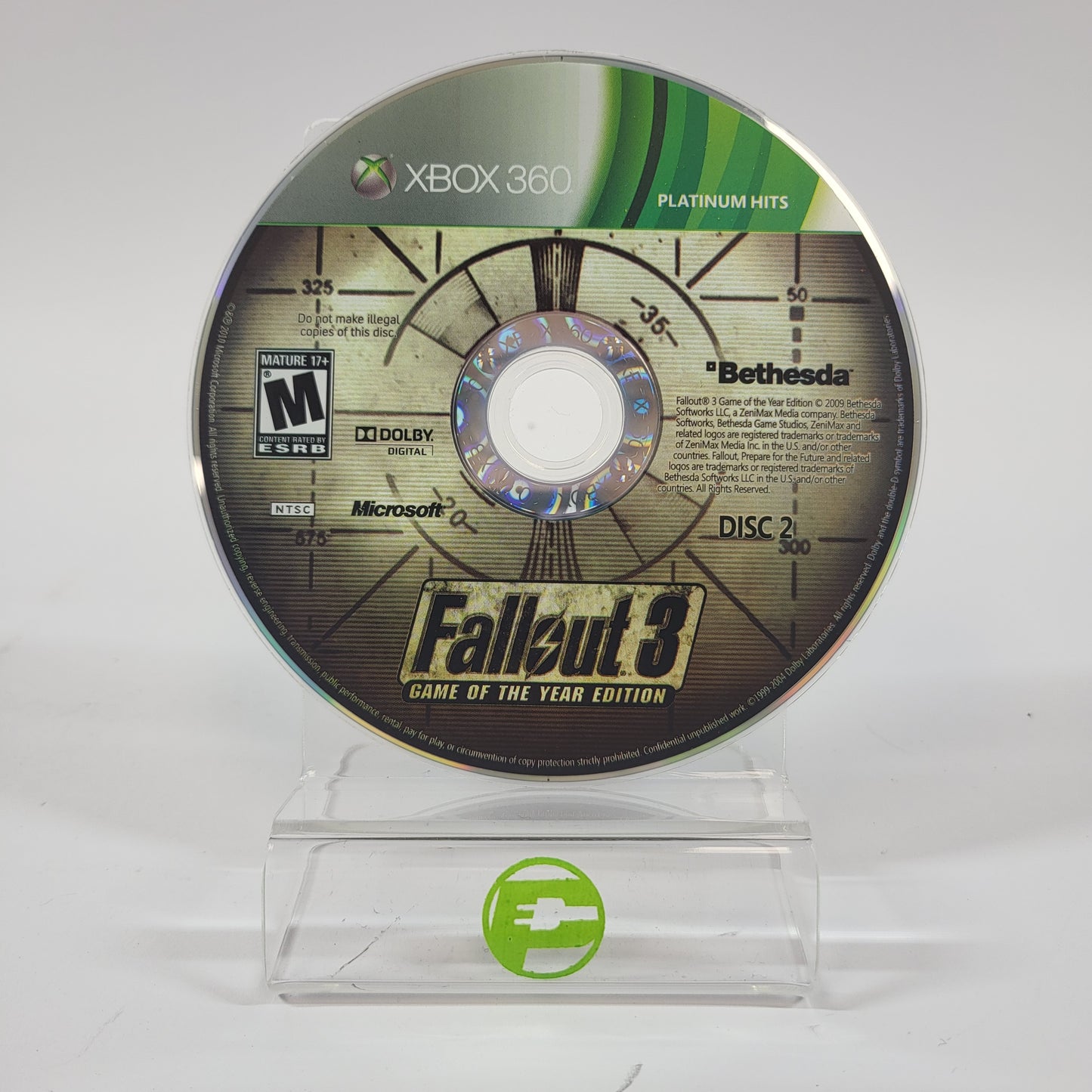 Fallout 3 [Game of the Year Platinum Hits] (Microsoft Xbox 360, 2008)