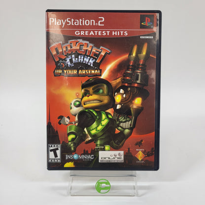 Ratchet & Clank Up Your Arsenal [Greatest Hits] (Sony PlayStation 2 PS2, 2004)