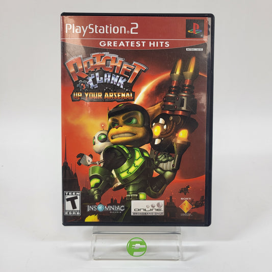 Ratchet & Clank Up Your Arsenal [Greatest Hits] (Sony PlayStation 2 PS2, 2004)
