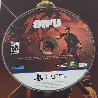 Sifu: Vengeance Edition (Sony PlayStation 5 PS5, 2022) NO EXTRAS