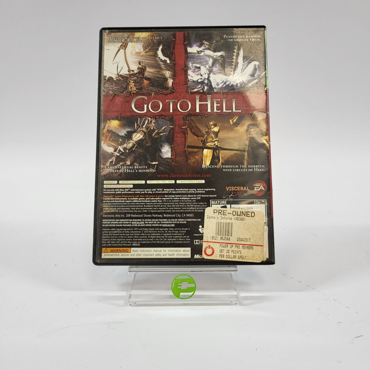 Dante's Inferno (Microsoft Xbox 360, 2010)