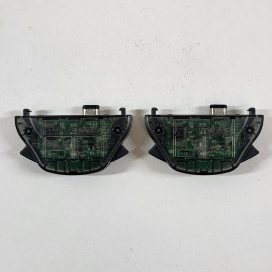 Pair Of Nintendo GameBoy Advance Wireless Adapter Clear Black AGB-015