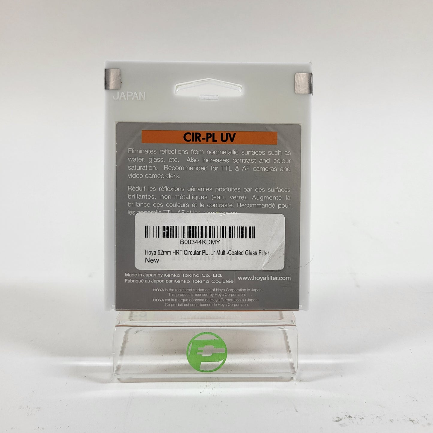 Hoya 62mm HRT CIR-PL UV Filter Lens Filter