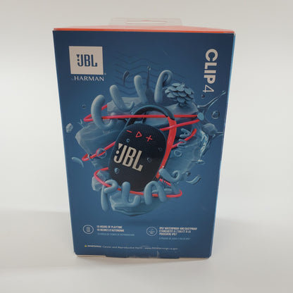 New JBL Clip 4 Portable Wireless Bluetooth Speaker Black
