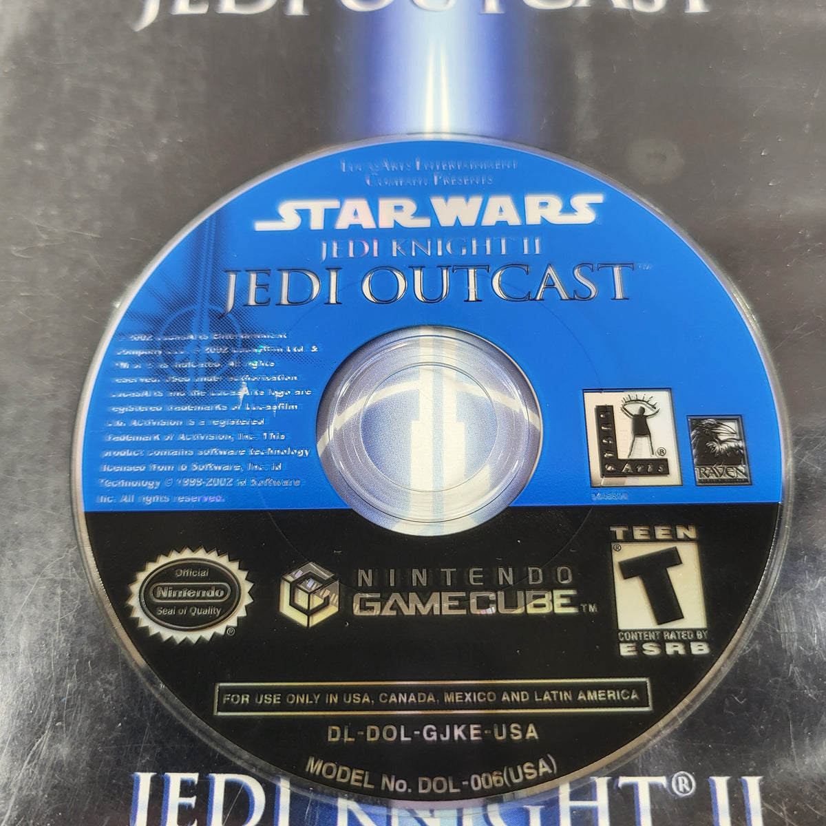 Star Wars Jedi Outcast (Nintendo GameCube, 2002)