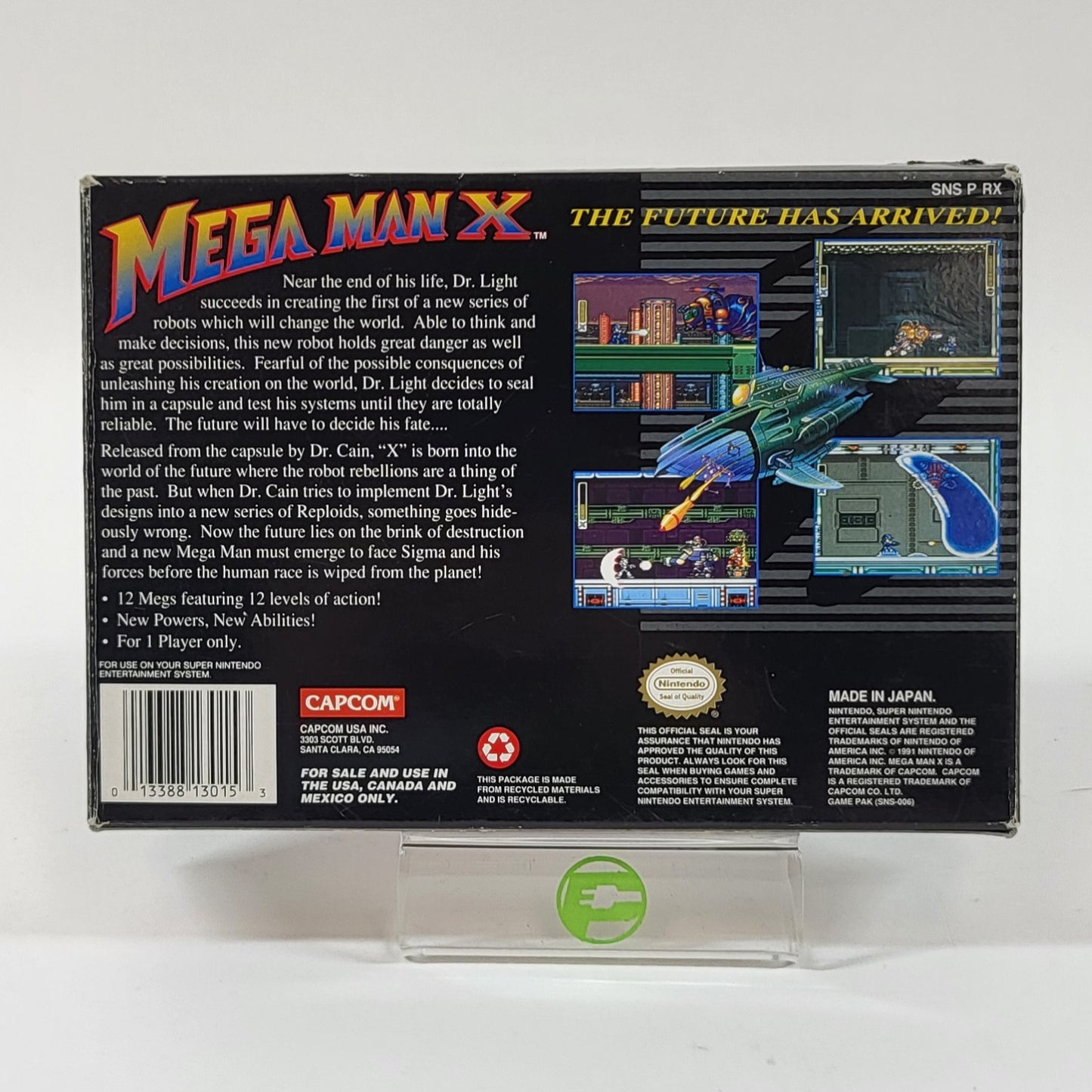 Mega Man X (Super Nintendo SNES, 1993)