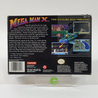 Mega Man X (Super Nintendo SNES, 1993)