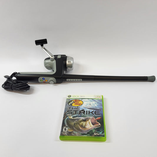 Microsoft Bass Pro Shops Fishing Rod Black BPS1600 + Game