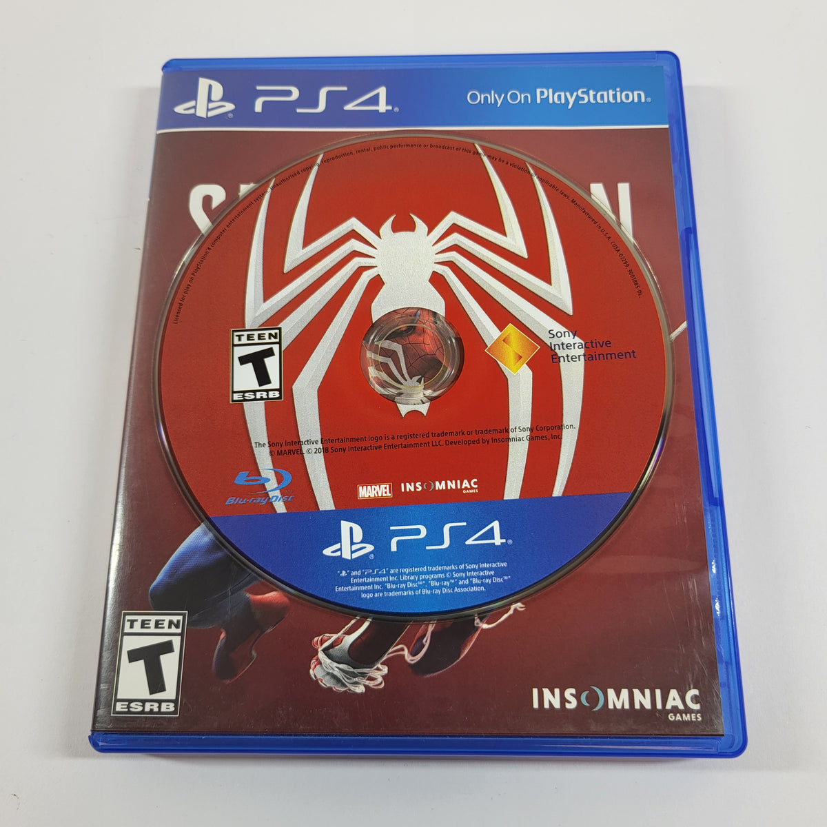 Marvel Spiderman (Sony PlayStation 4 PS4, 2018)