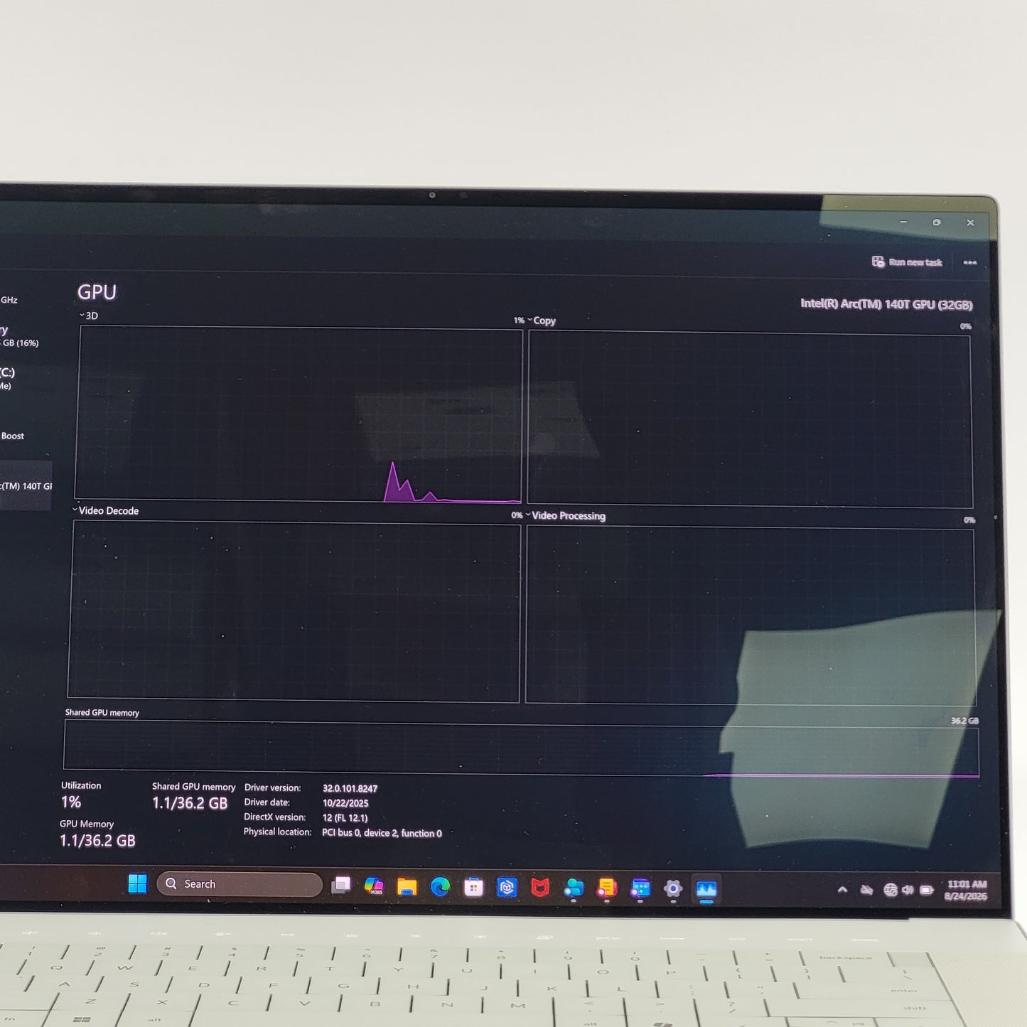 Dell 16 Premium DA16250 16.3" Core Ultra 9 285HX 2.9GHz 64GB RAM 1TB SSD
