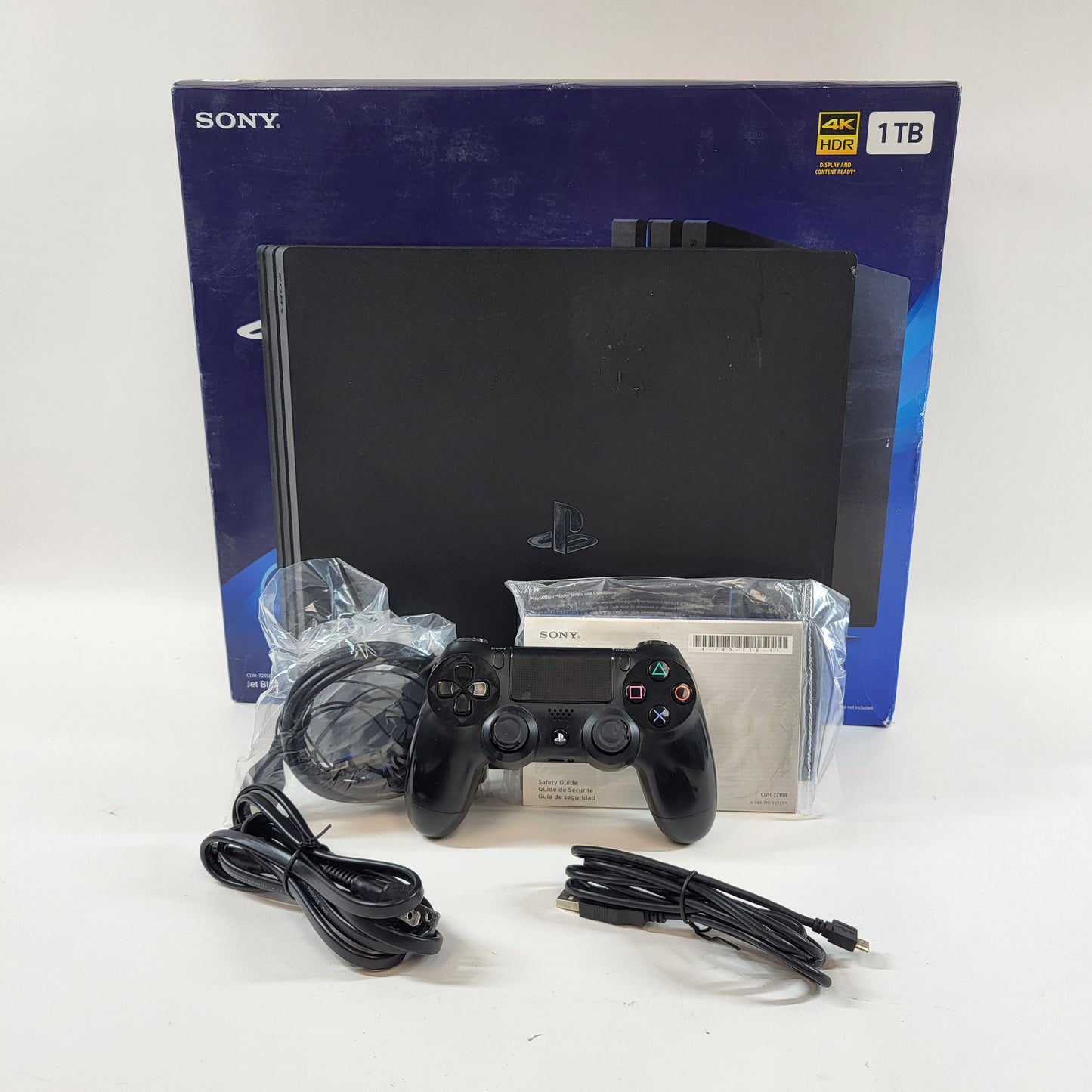 Sony PlayStation 4 Pro PS4 1TB Black Console Gaming System CUH7215B