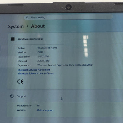 HP Blacktop 14-FQ0XXX 14" AMD 3050U 2.3GHz 4GB RAM 128GB SSD