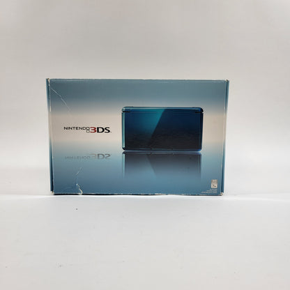 Nintendo 3DS Handheld Game Console CTR-001 Aqua Blue