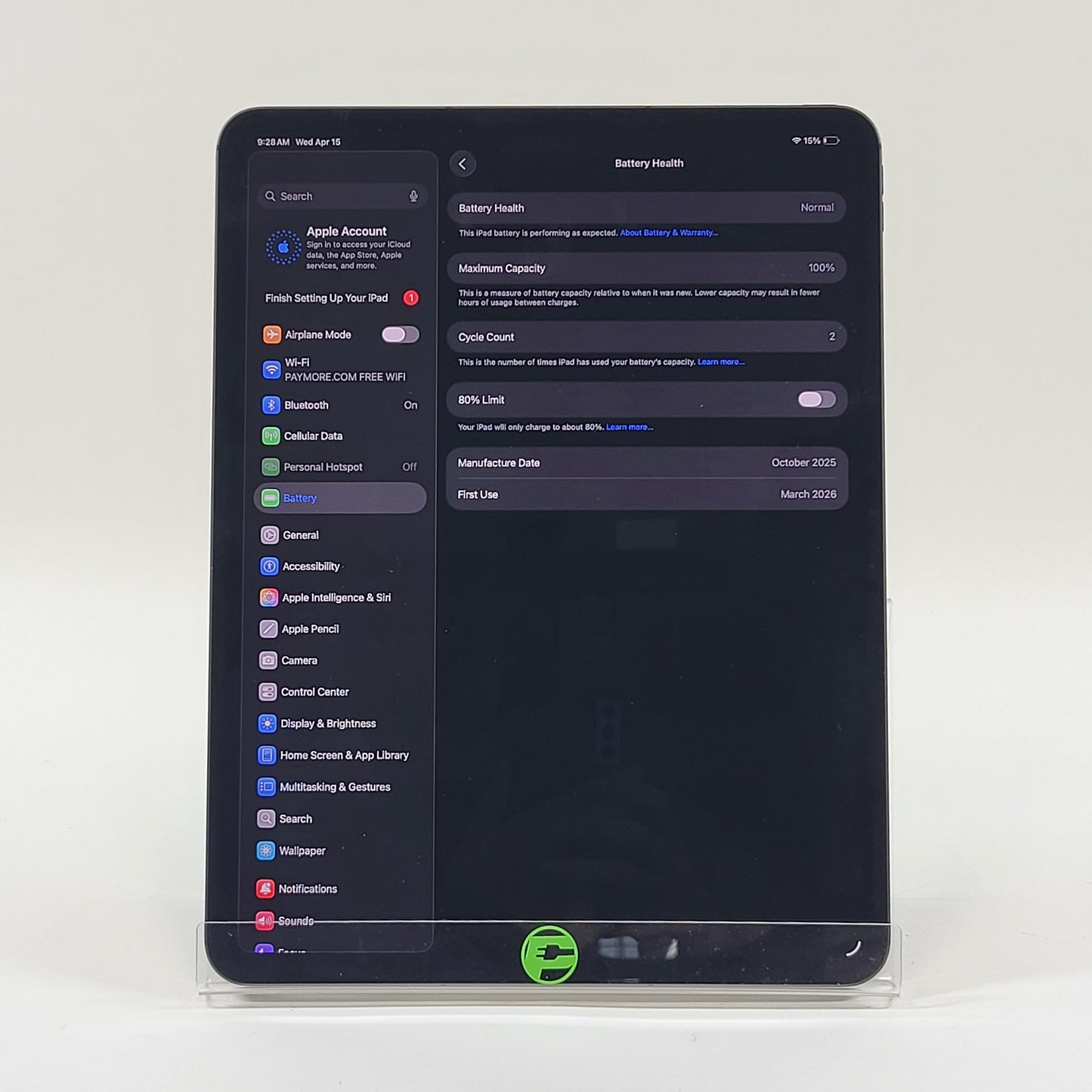 WiFi Only Apple iPad Pro 13" M5 256GB Silver ME7W4LL/A