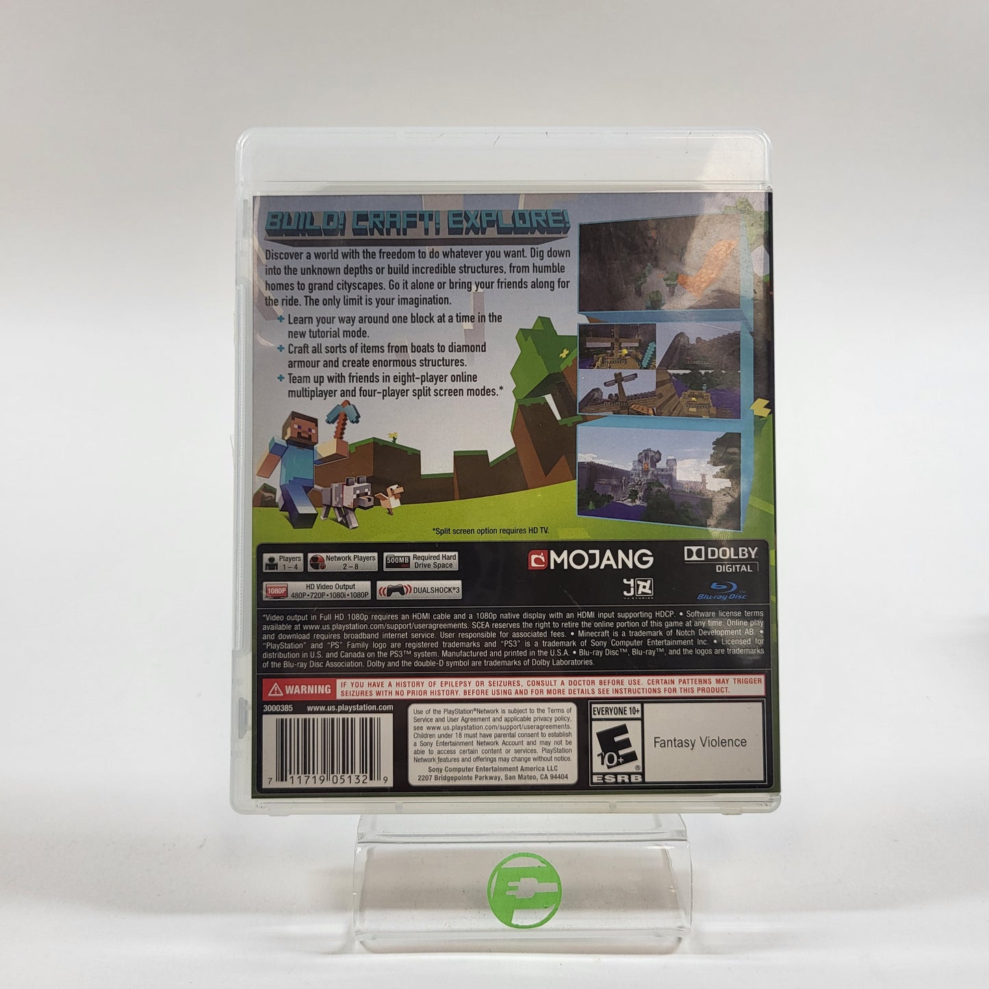 Minecraft (Sony PlayStation 3 PS3, 2014)