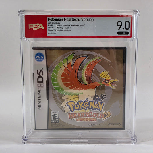 Pokemon HeartGold Version [Pokewalker] (Nintendo DS, 2010) PSA 9.0