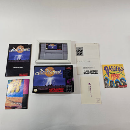 ActRaiser (Super Nintendo SNES, 1991) PSA 9.2 CIB Upside-Down Recycle Symbol, First Production