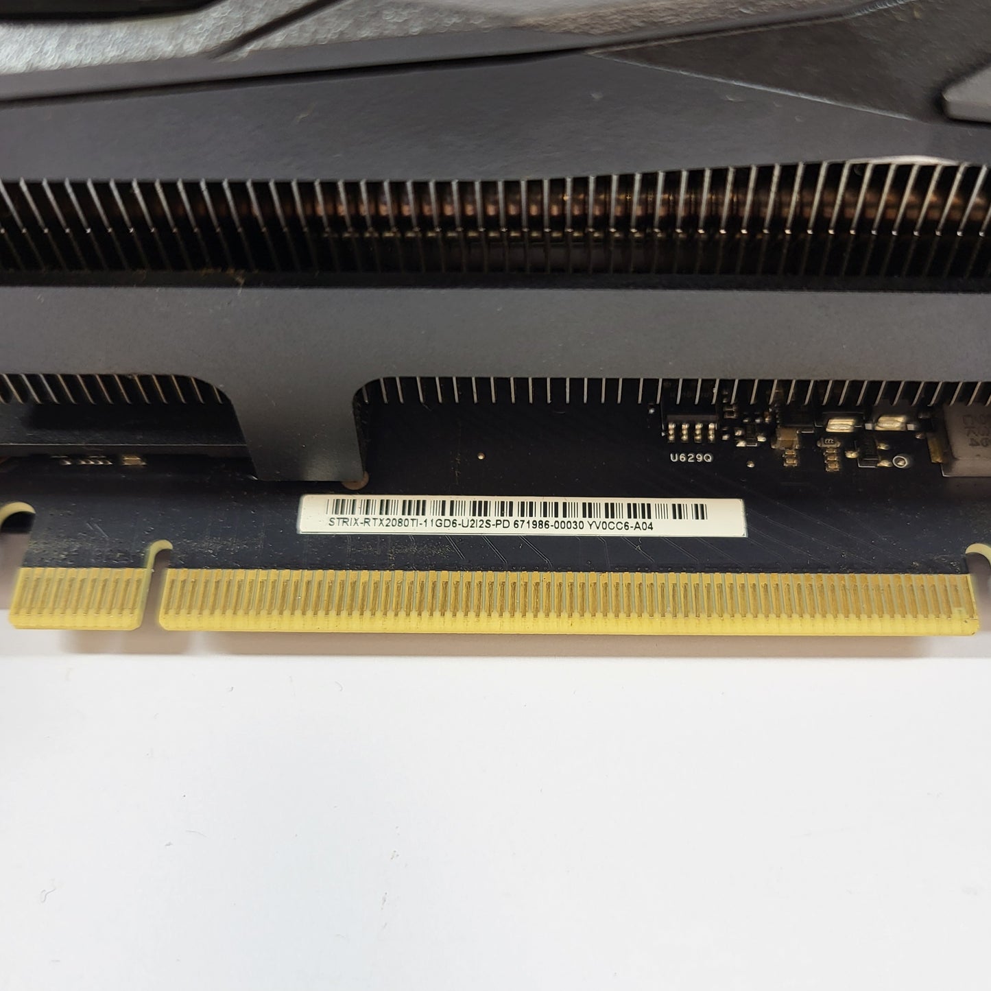 BROKEN Asus GeForce RTX 2080 Ti ROG Strix OC 11GB GDDR6 Graphics Card  BAD FANS